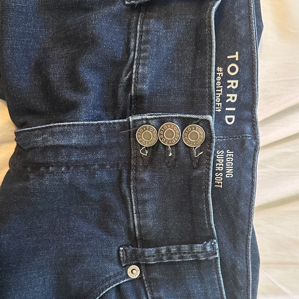 Torrid Dark Blue Skinny Jeans